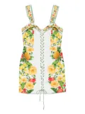 FARM Rio Picnic Flowers minidress - White