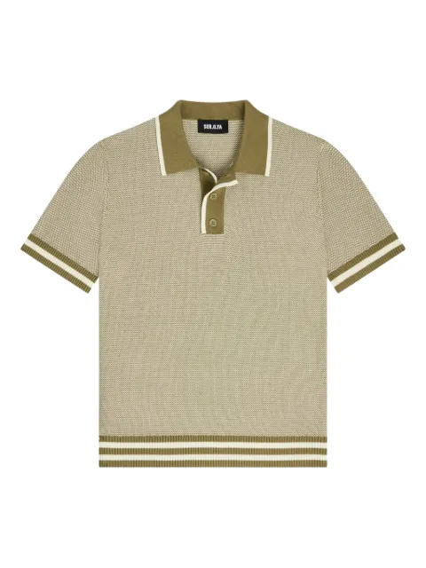 SER.O.YA Ethan knitted polo shirt