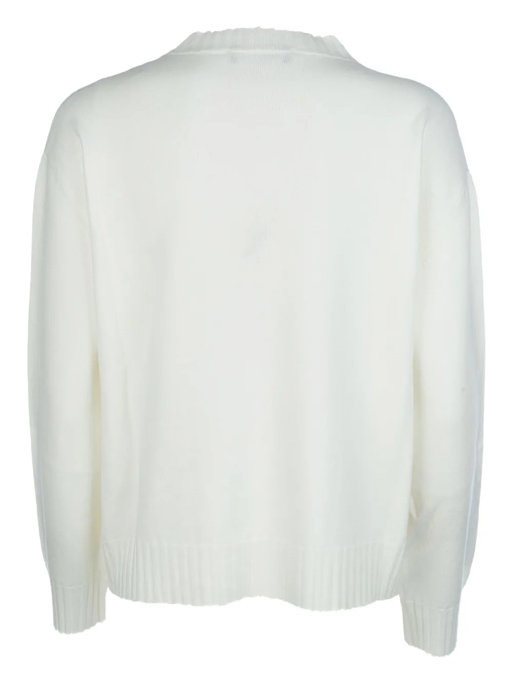 Fabiana Filippi split-hem cashmere sweater Wit