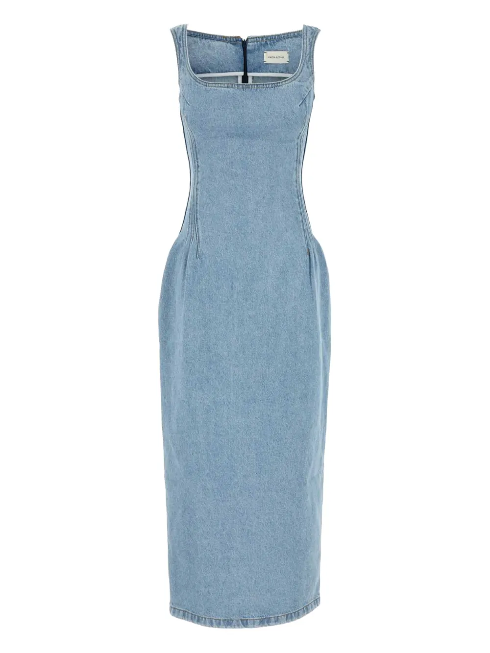 Magda Butrym Denim Pencil Dress