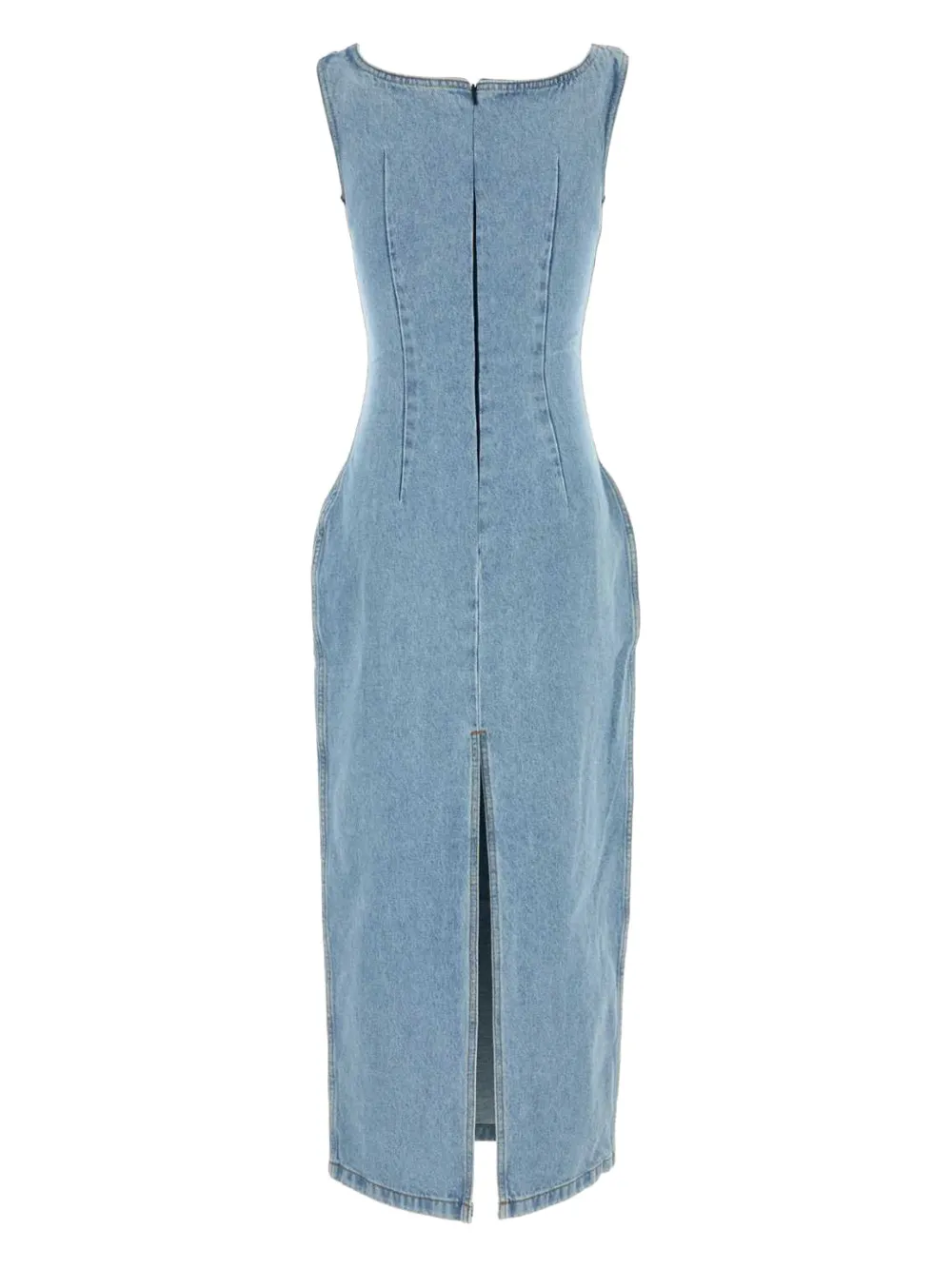 Magda Butrym Denim kokerjurk Blauw
