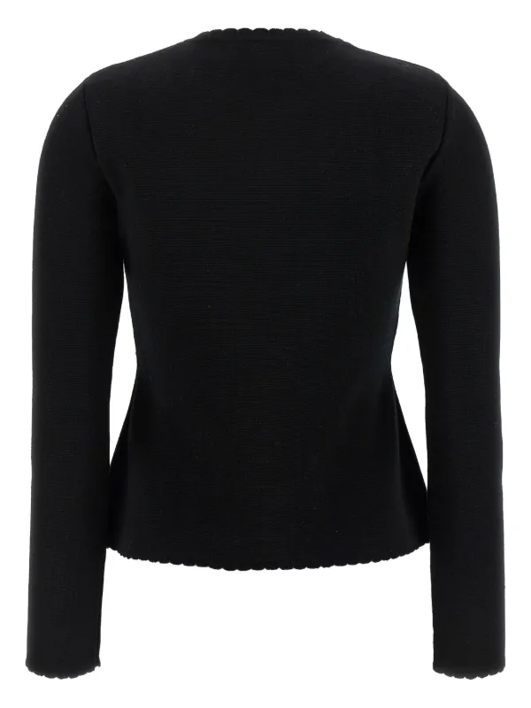 Moschino チェーンディテール カーディガン | ブラック