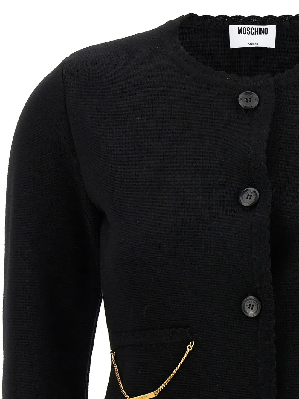 Moschino Vest met kettingdetail Zwart
