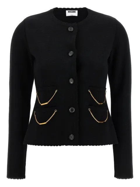 Moschino chain-detail cardigan