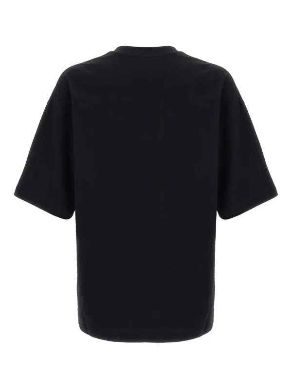 Moschino rhinestone-embellished T-shirt | Black | FARFETCH CA