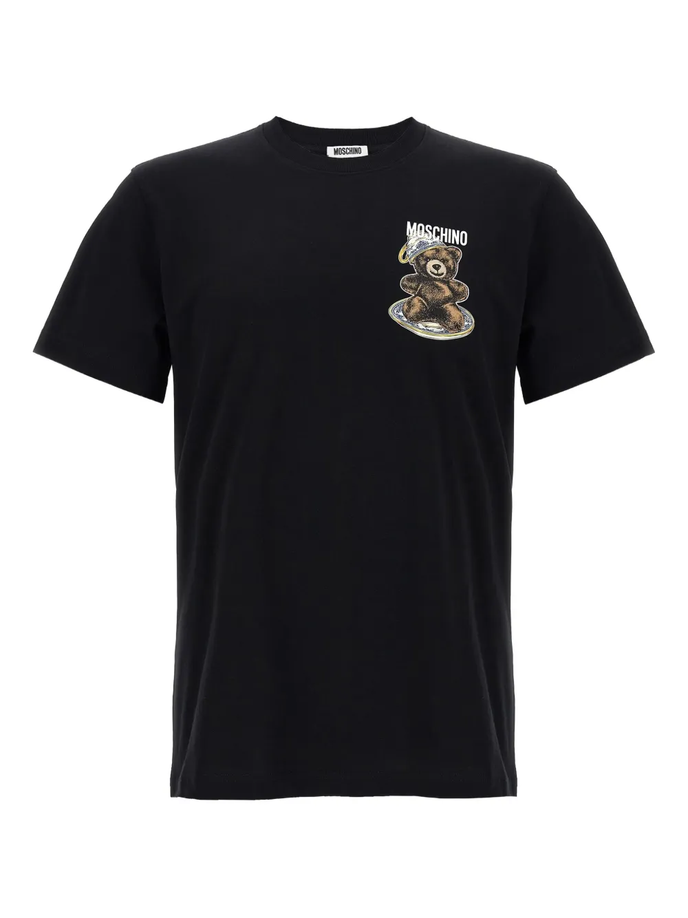 Moschino T-shirt met teddybeerprint Zwart