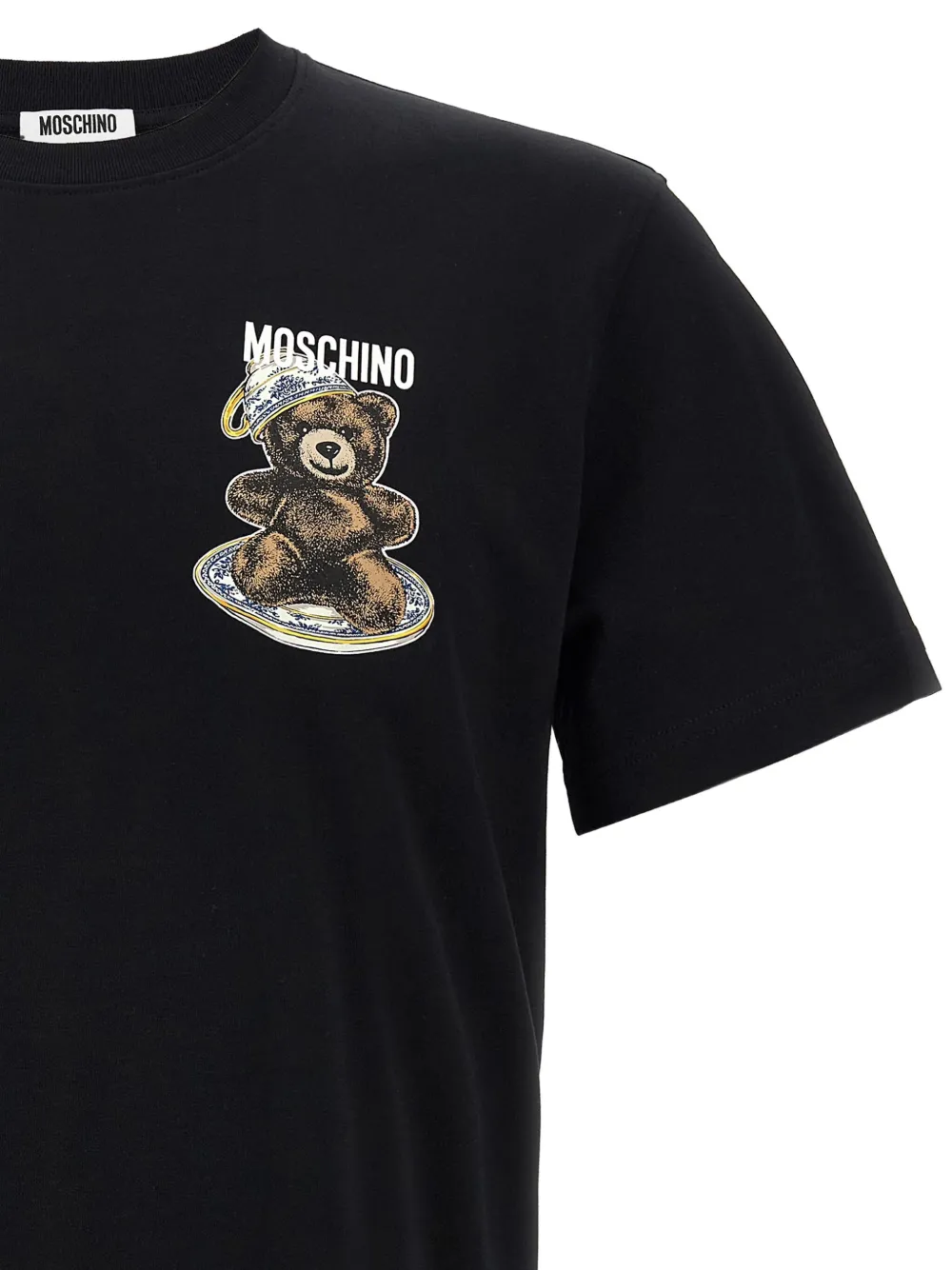 Moschino T-shirt met teddybeerprint Zwart