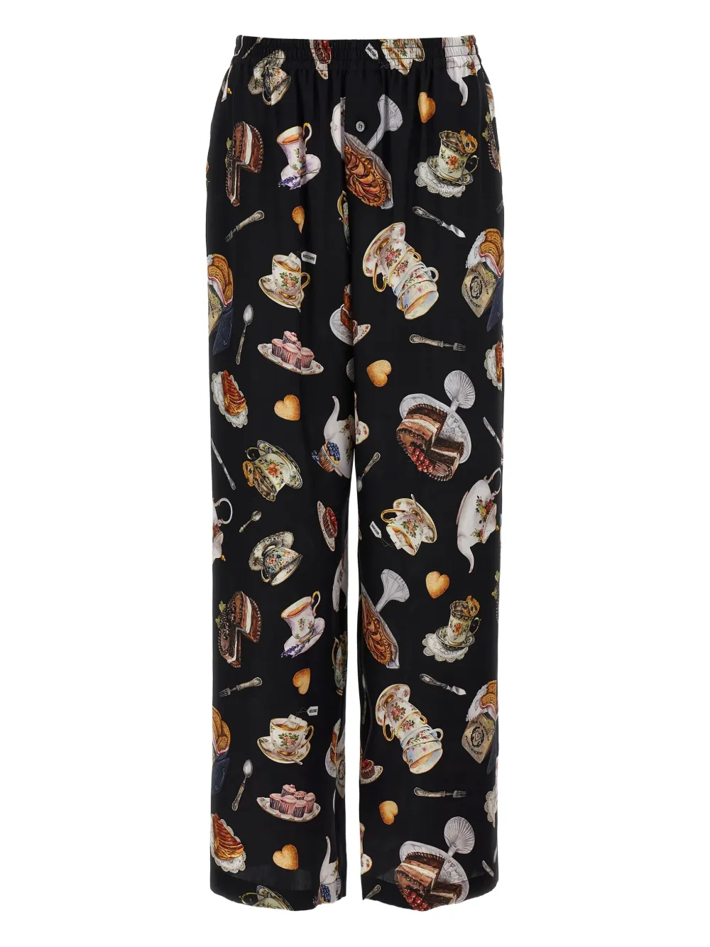 Moschino Tea Time broek met print Zwart