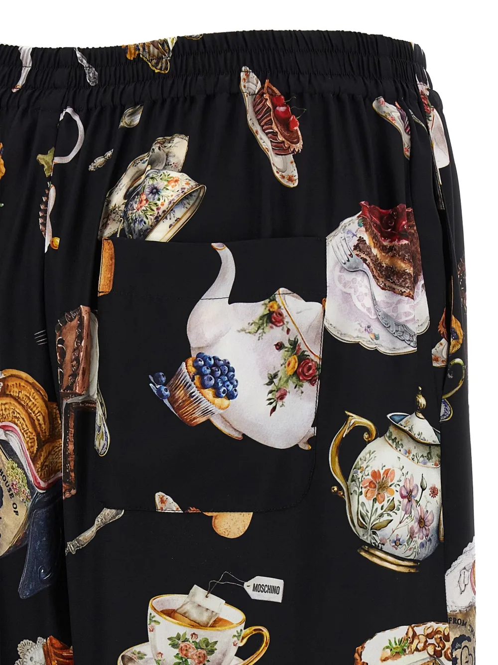 Moschino Tea Time broek met print Zwart