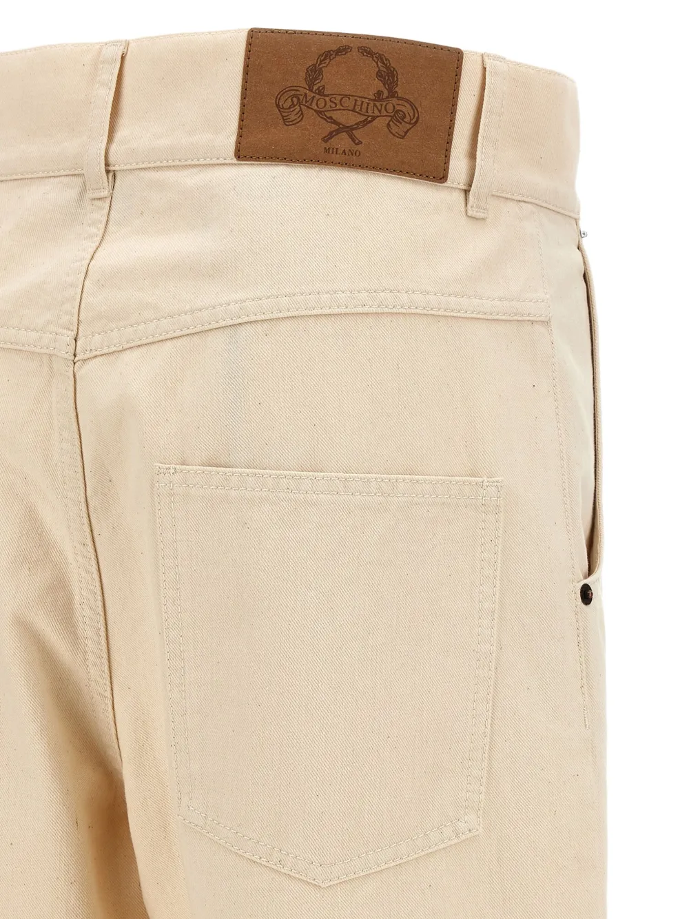 Moschino High waist jeans Beige