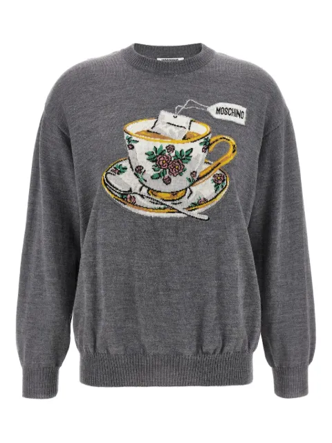 Moschino intarsia-knit sweater