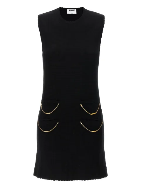 Moschino chain-embellished mini dress