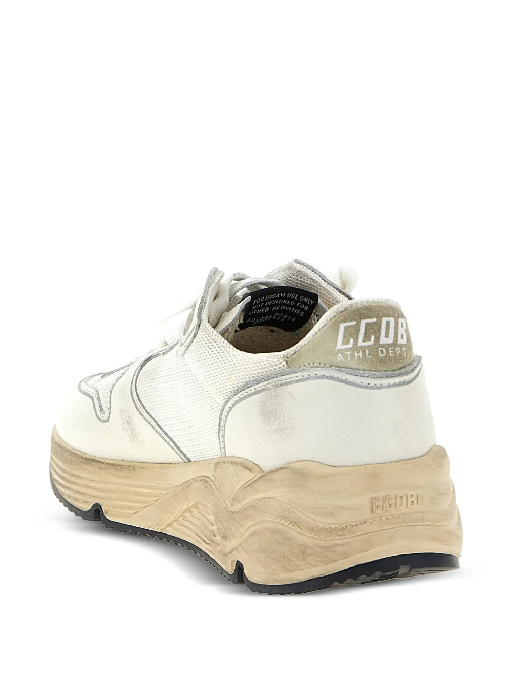 Golden Goose Running Sole leather sneakers White