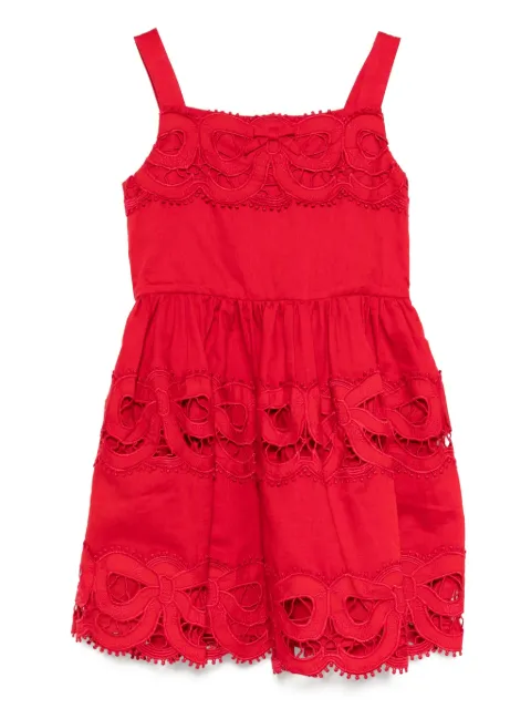 Self-Portrait Kids Bow dress