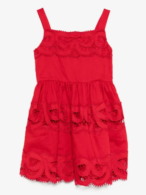 Self-Portrait Kids vestido con moño