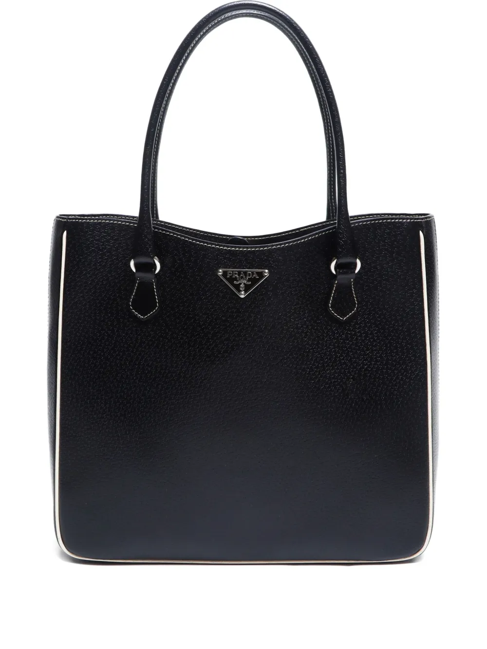 Prada Pre-Owned 2000 logo-triangle handbag | Black | Image 1