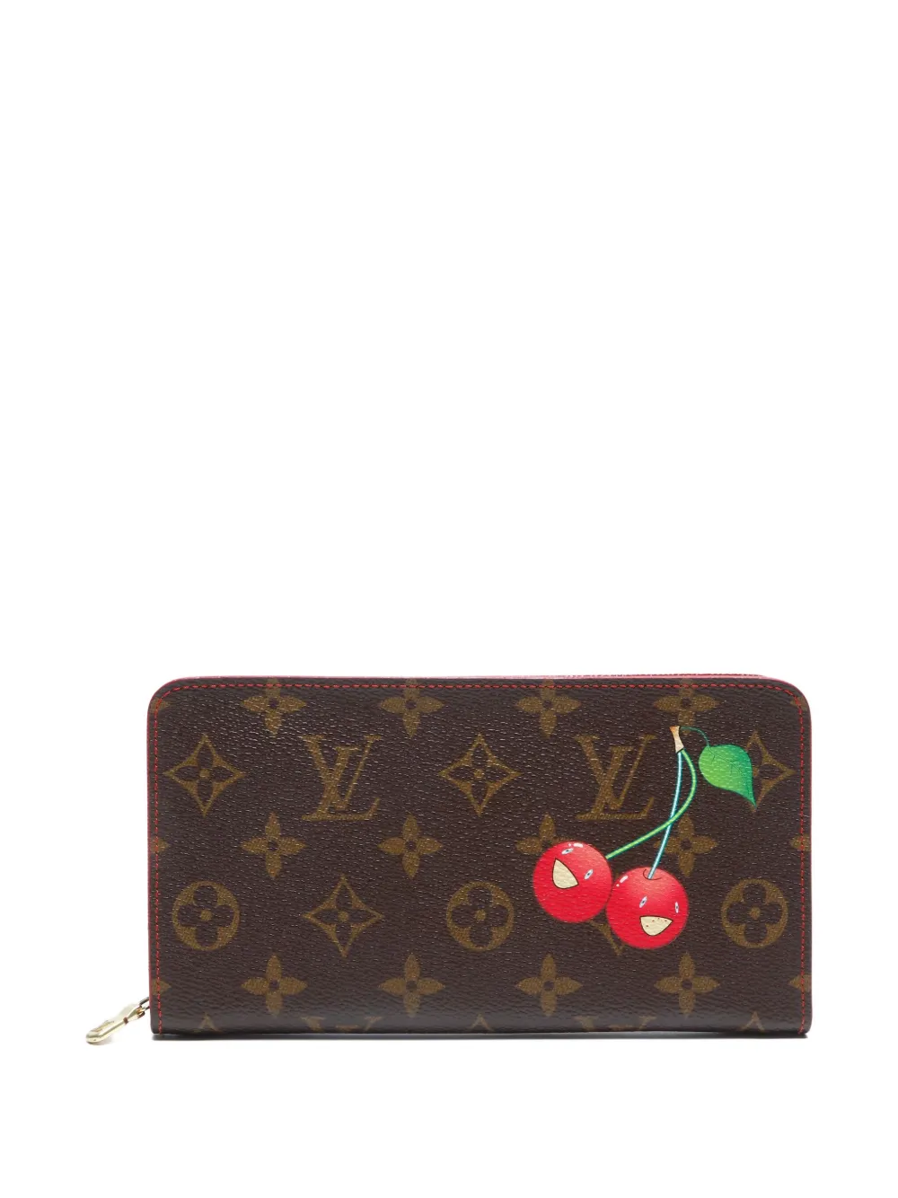 Louis Vuitton Pre-Owned x Takashi Murakami 2005 Monogram cherry wallet | Brown | Image 1