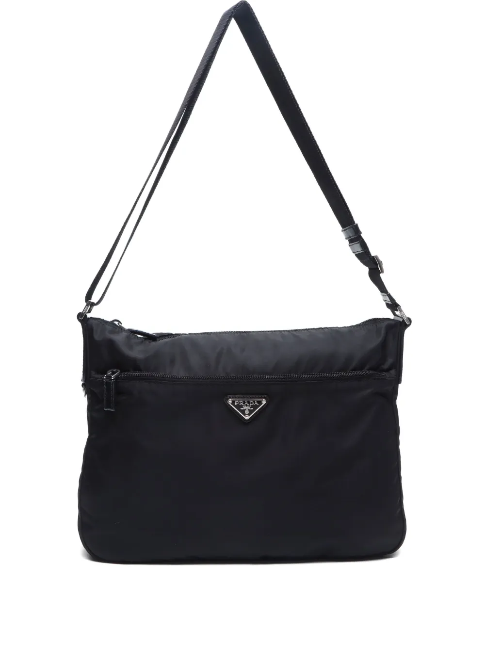 Prada Pre-Owned 2000s triangle-logo shoulder bag | Black | Image 1