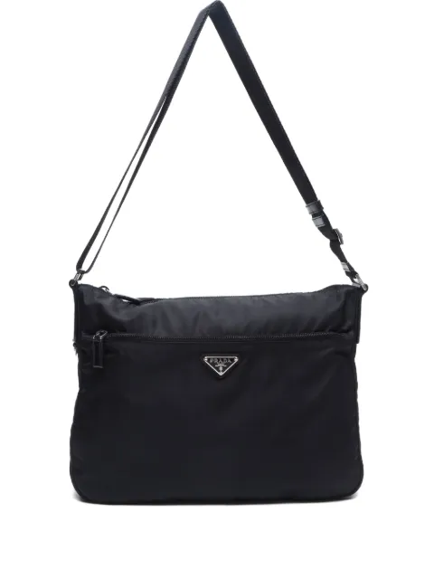 Prada Pre-Owned 2000s triangle-logo shoulder bag