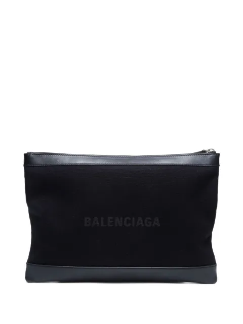 Balenciaga Pre-Owned 2007 logo-print clutch bag