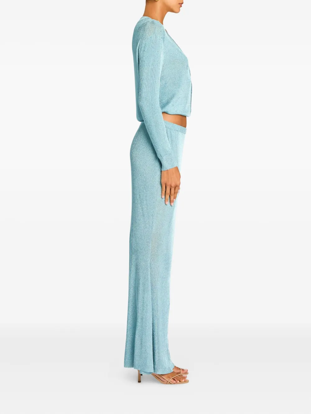 SER.O.YA metallic-thread knit cardigan | Cardigans | Image 2