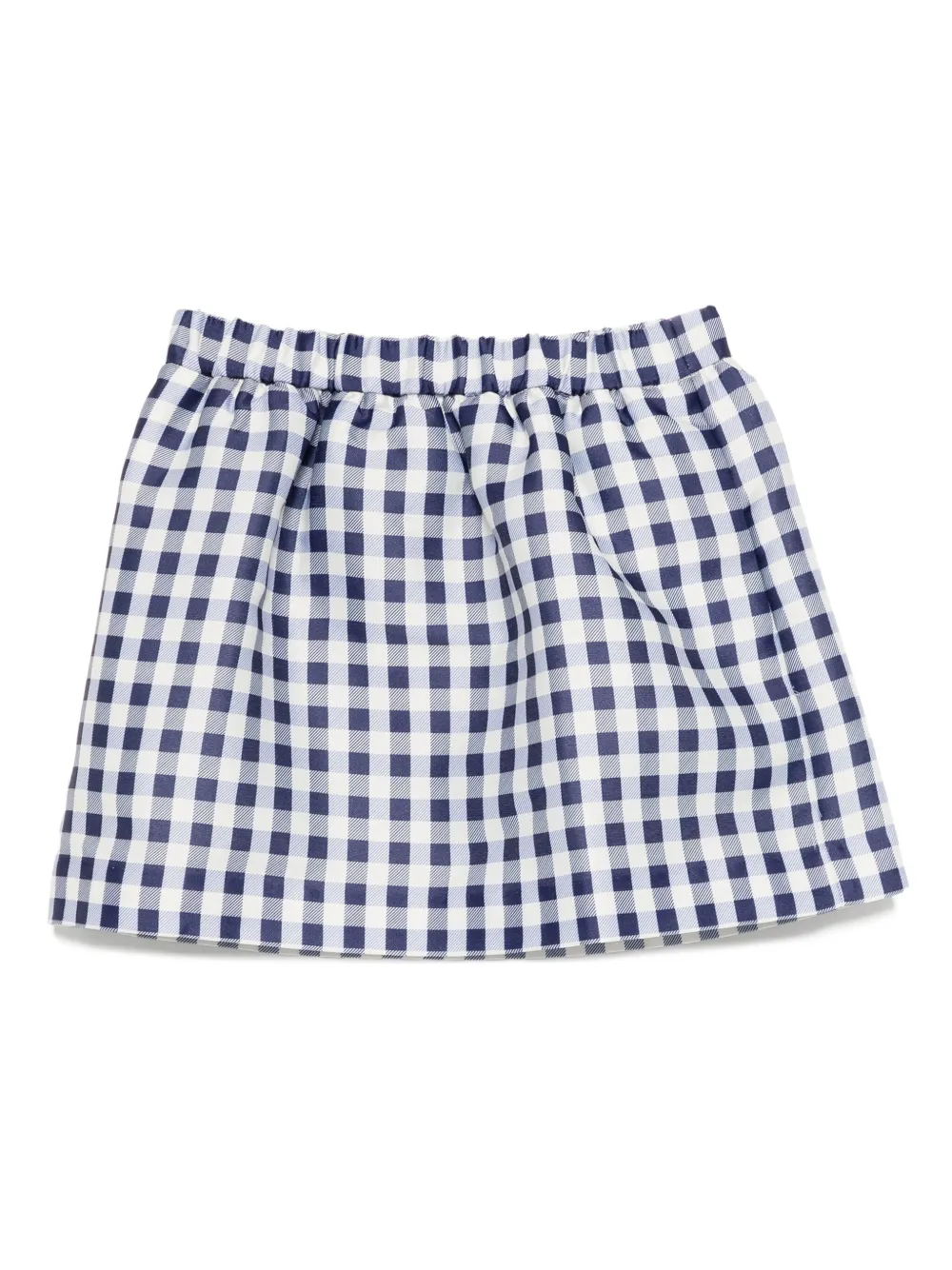 Self-Portrait Kids Gingham Taffeta rok Blauw