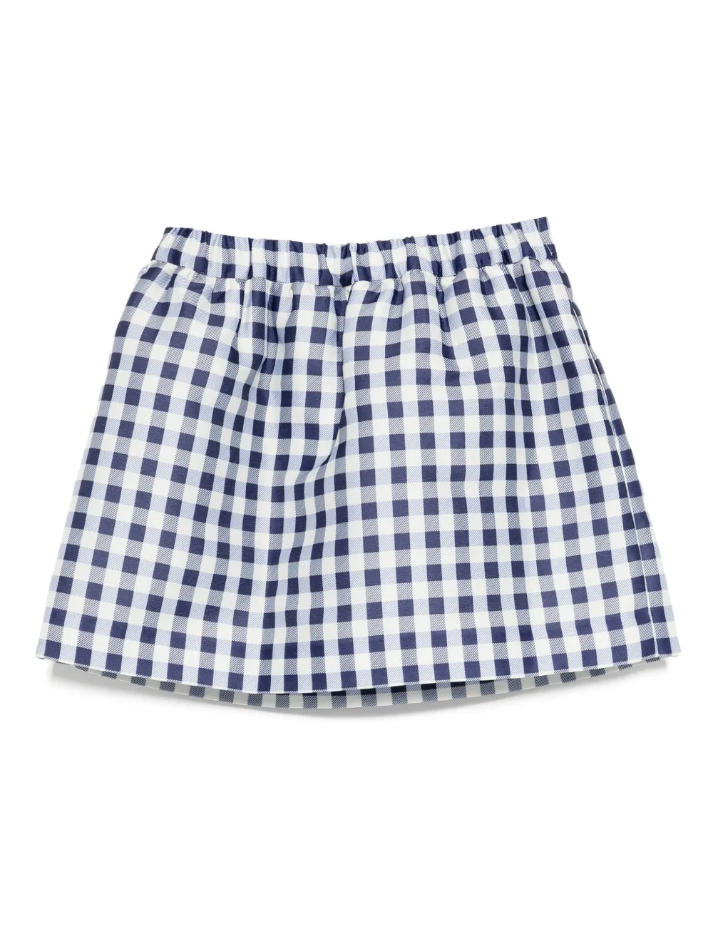 Self-Portrait Kids Gingham Taffeta rok Blauw