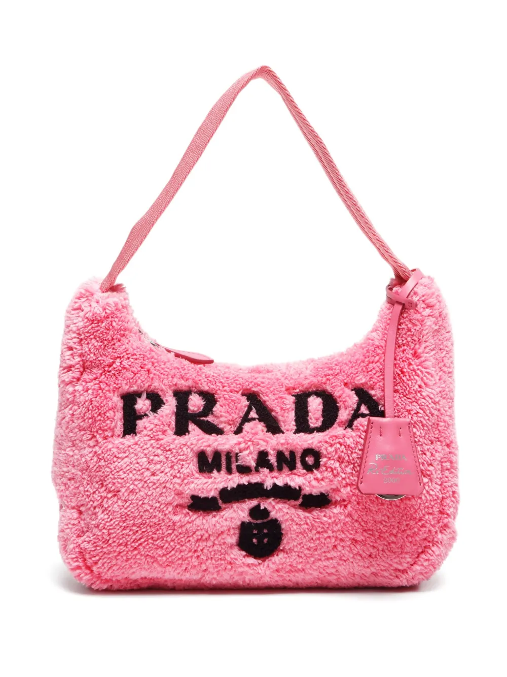 Prada Pre-Owned 2021 Edition 2000 テリーハンドバッグ ミニ - ピンク Prada Pre-Owned 2021 Edition 2000 テリーハンドバッグ ミニ - ピンク