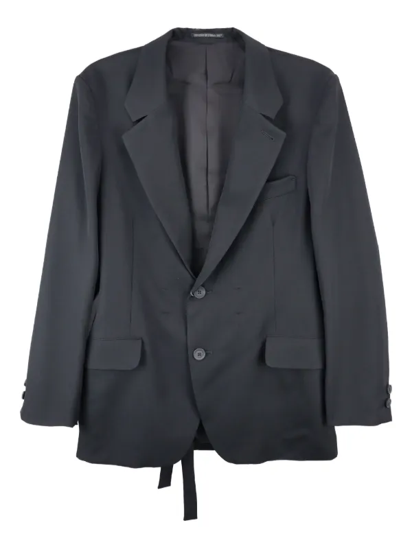 ジャケット・アウター Yohji Yamamoto Wool Napoleon P Coat W/CA BEAVER PEAKED LAPEL SINGLE B JACKET – THE SHOP YOHJI