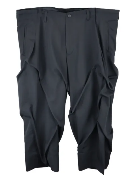 Yohji Yamamoto pleated wool trousers