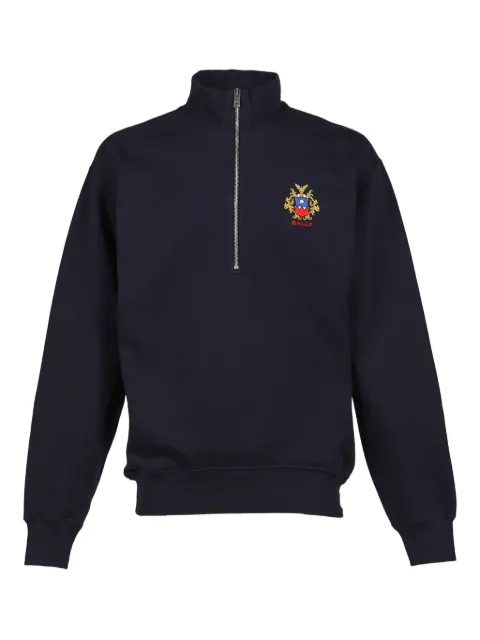 Bally logo0embroidered sweatshirt