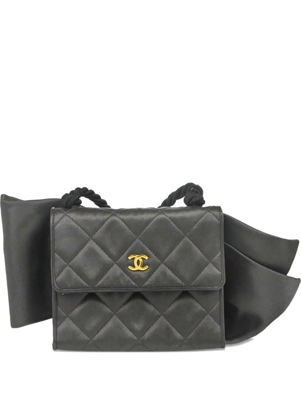 CHANEL Pre-Owned 1992 ココマーク フラップ ショルダーバッグ - グレー CHANEL Pre-Owned 1992 ココマーク フラップ ショルダーバッグ - グレー
