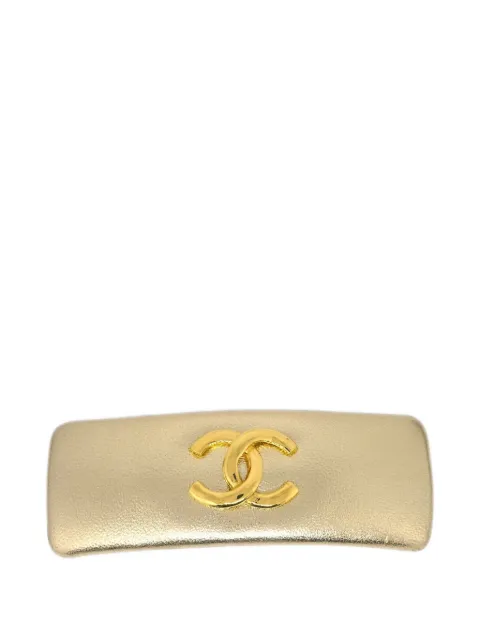 CHANEL Pre-Owned broche para el cabello con logo