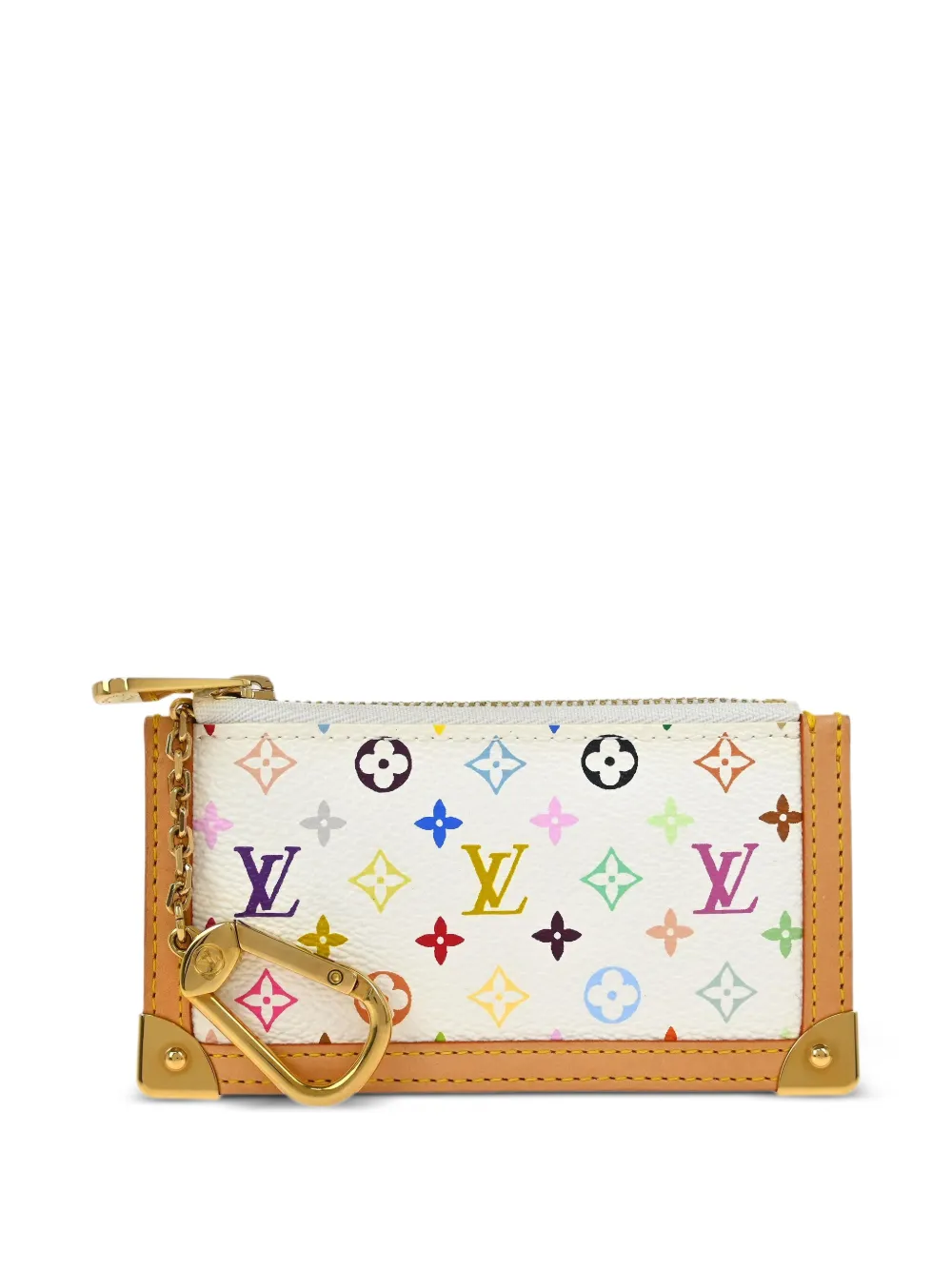 Louis Vuitton Pre-Owned 2004 レザーコインケース - ホワイト Louis Vuitton Pre-Owned 2004 レザーコインケース - ホワイト