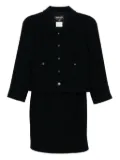 CHANEL Pre-Owned 1996 tweed suit - Blue
