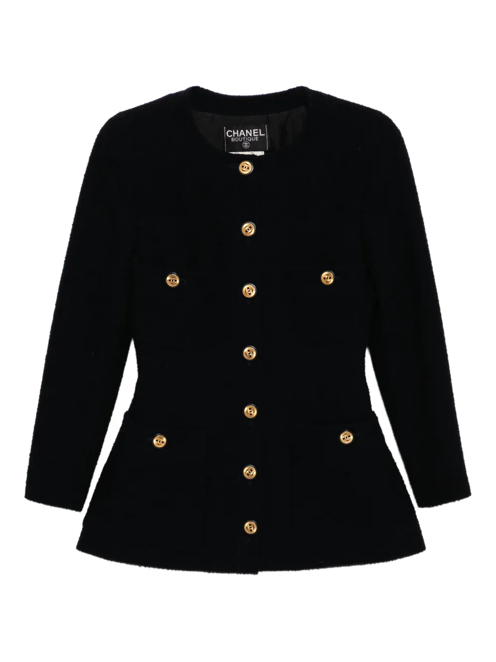 CHANEL Pre-Owned 1990-2000s tweed jacket | Blue | Image 1