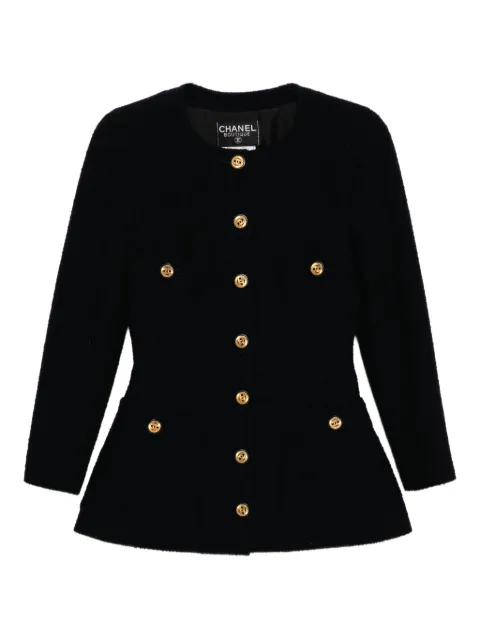 CHANEL Pre-Owned 1990-2000s tweed jacket