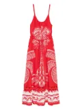 FARM Rio Majestic Coconut Tree maxi dress - Red