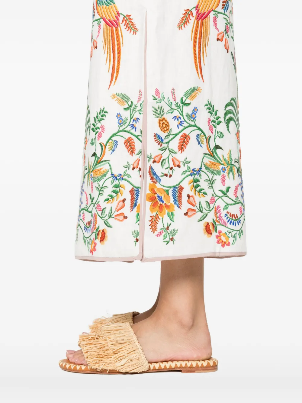 FARM Rio Delicate Forest maxi-rok Wit
