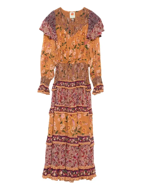 FARM Rio floral-print dress