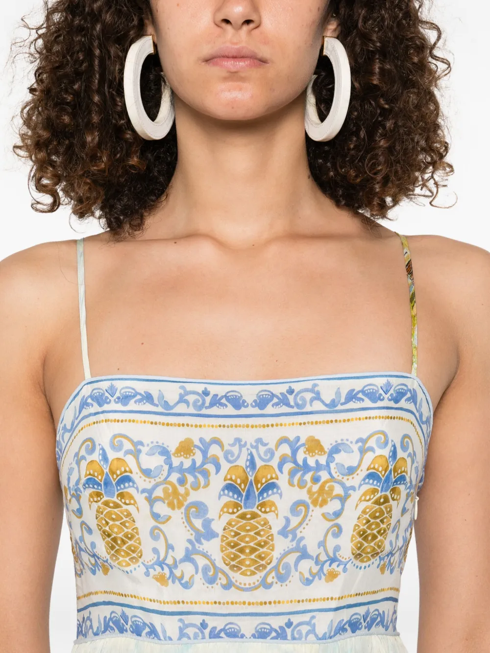 FARM Rio Aracati maxi-jurk Blauw