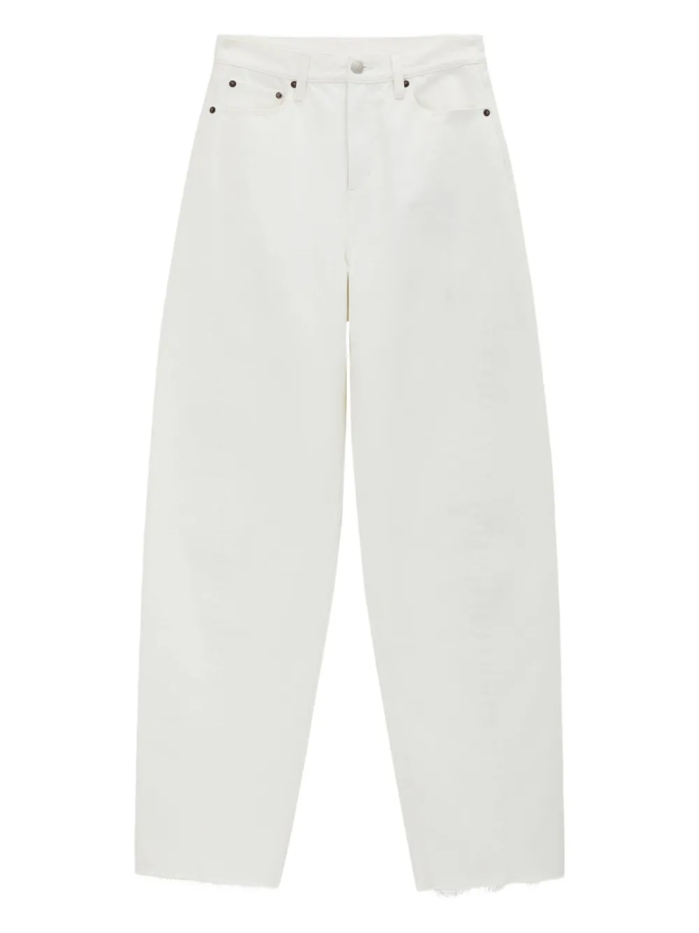 Hey Joanie Luna Flow jeans met wijde pijpen Wit