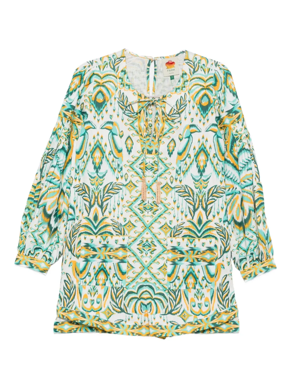 FARM Rio Playsuit met print Blauw
