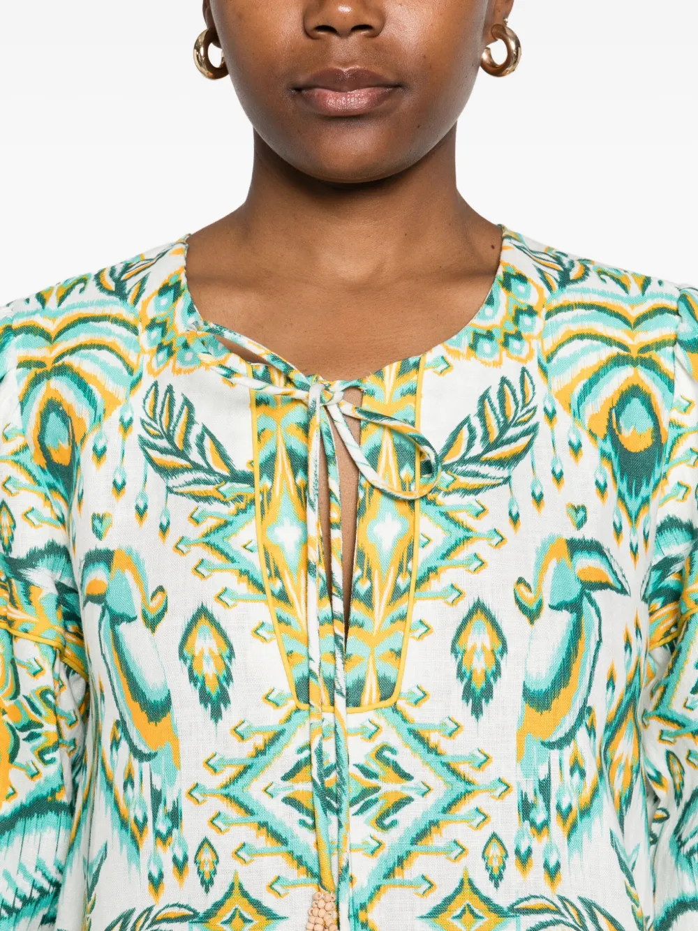 FARM Rio Playsuit met print Blauw