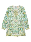 FARM Rio Tropical Tapestry playsuit - Blue