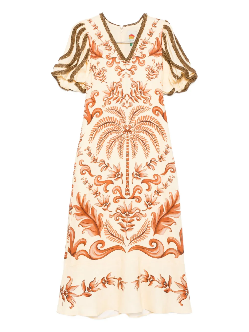 Farm Rio Milani Maxi Dress In Multi