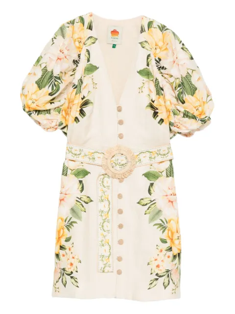 FARM Rio Garden Cascade mini dress