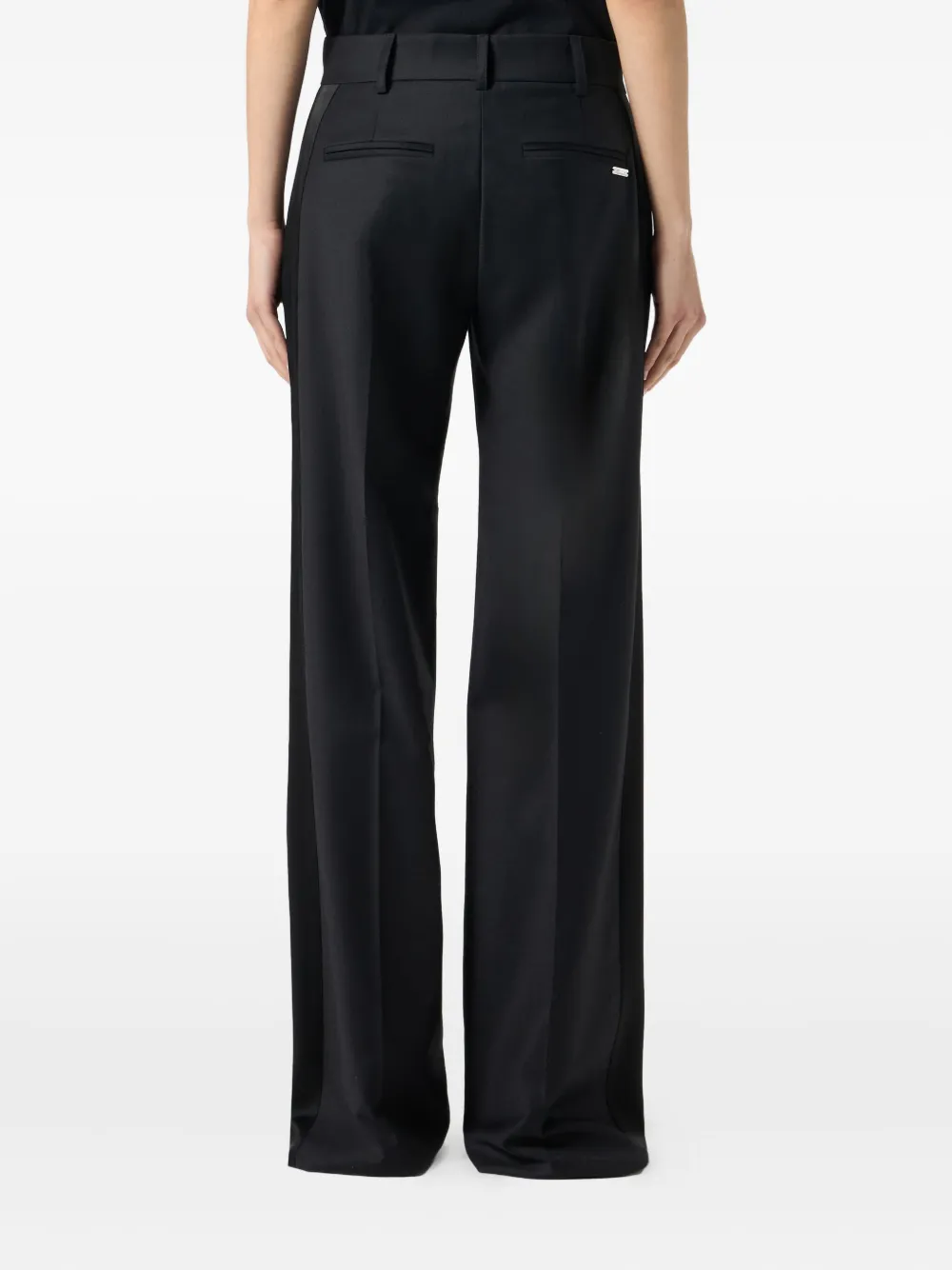 Blumarine Twill broek Zwart