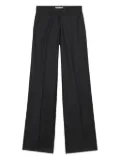 Blumarine twill trousers - Black