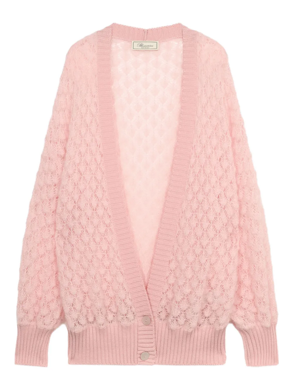 Blumarine Getextureerd vest Roze